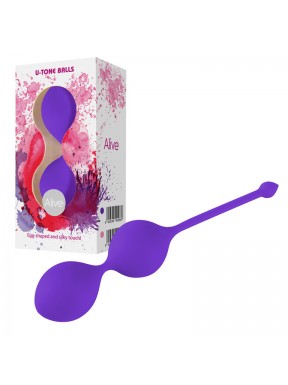 Bolas chinas U tone color lila1