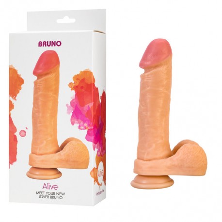 Dildo Realístico con ventosa BRUNO