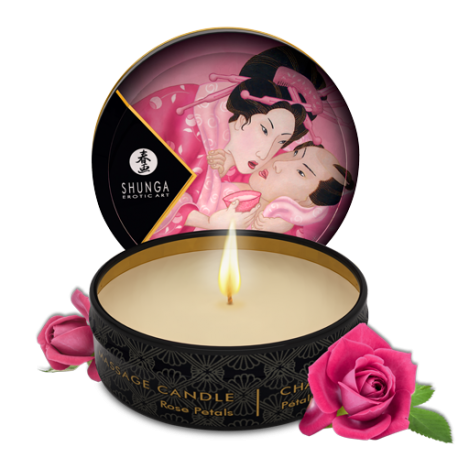 Vela de masaje de Rosas 