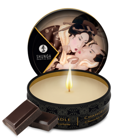 Vela de masaje de Chocolate
