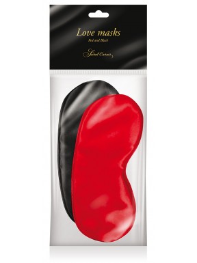 Pack de Antifaz Negro-Rojo