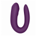 Vibrador Parejas APP DOUBLE JOY morado-4