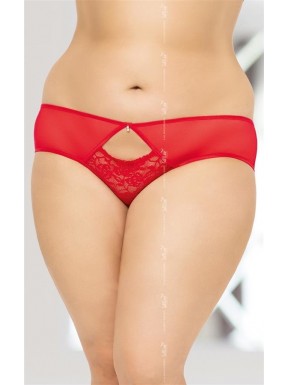 Braguita con Abertura 2468 Plus Size-roja