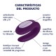 Vibrador Parejas APP DOUBLE JOY morado-7