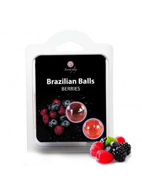 Set de 2 Brazilian Balls Frutas del Bosque