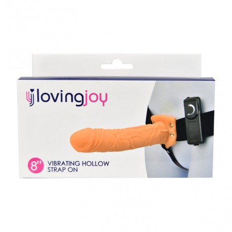 Arnés Hueco con Vibración LOVING JOY 8´´-2