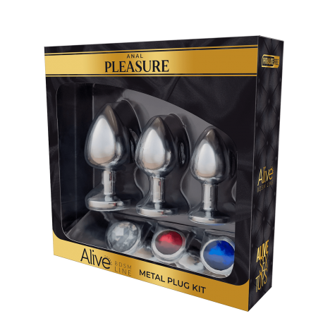 Kit Plug Anal Metálicos