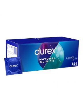 Preservativos Durex Natural SLIM FIT 144 uds.
