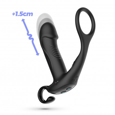 Masajeador Prostático con Anillo Thrusting CR MAGO