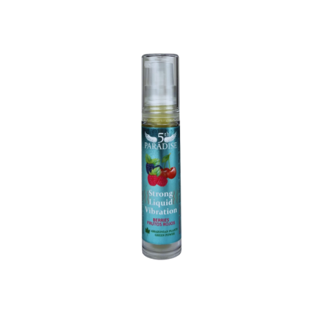 Vibrador Líquido STRONG Frutos Rojos 5TH PARADISE 10 ml.