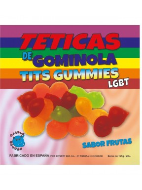 Gominolas Teticas Frutas LGTB