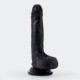 Dildo con Ventosa INVIKTUS 7-negro