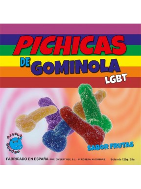 Gominolas Penis Frutas con Azúcar LGTB