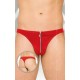 Tanga con Cremallera 4501-rojo