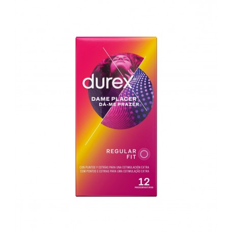 Caja 12 Preservativos Dame Placer Durex-new