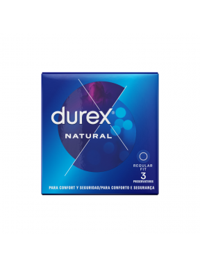 Caja 3 Preservativos Natural Durex