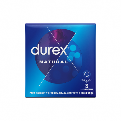 Caja 3 Preservativos Natural Durex
