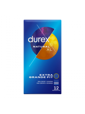 Caja 12 Preservativos Natural Fit XL Durex