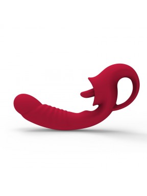 Vibrador Doble Lengua Licking The Boss