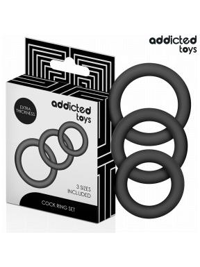 Set de 3 Anillas MODELO 1 ADDICTED TOYS