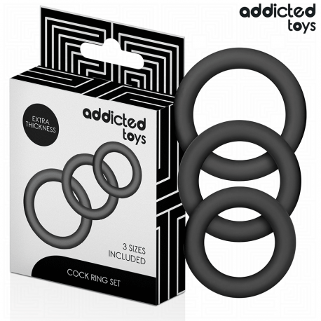 Set de 3 Anillas MODELO 1 ADDICTED TOYS