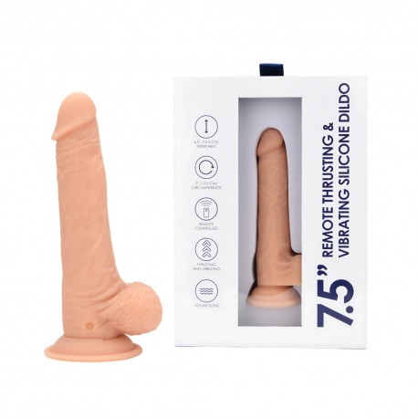 Dildo Vibrador Ventosa Efecto THRUSTING lOVING JOY