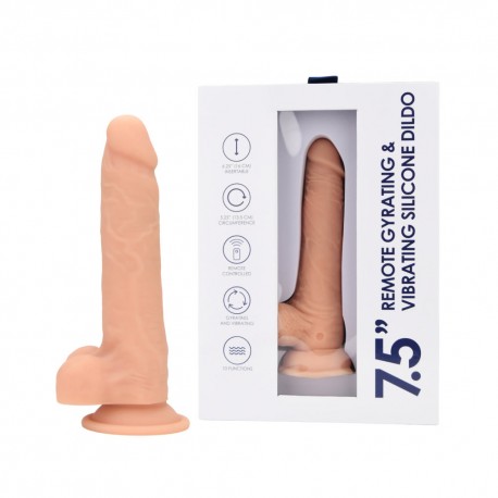 Dildo Vibrador Ventosa Efecto GYRATING LOVING JOY
