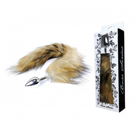 Plug Anal Cola Zorro Marrón The Boss