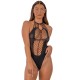 Teddy de Rejilla con Tirantes Cuello Halter LJ