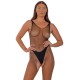 Bodystocking de Rejilla con Tirantes LJ