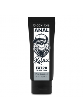 Lubricante Dilatación Anal BLACK HOLE 70 ml.