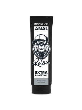 Lubricante Dilatación Anal BLACK HOLE 250 ml.