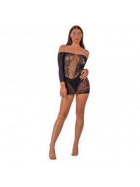 Mini Dress Manga Larga LJ