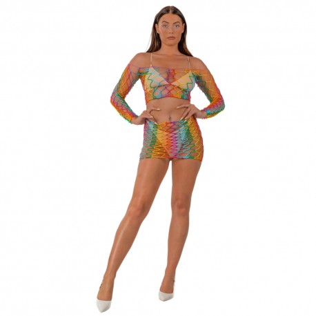 Conjunto Falda y Top Rainbow LJ