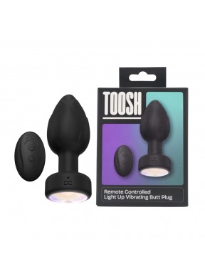 Plug Anal Vibrador LUZ Control Remoto TOOSH