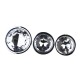 Kit 3 Plug Anal Metálicos Silver TOOSH