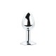 Kit 3 Plug Anal Metálicos Silver TOOSH