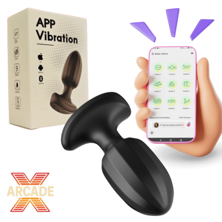 Plug Anal Vibrador KISS Control Remoto APP