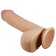 Dildo Realístico con Escroto SLIDING SKIN 23,4 cm.