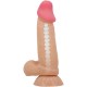 Dildo Realístico con Escroto SLIDING SKIN 19,4 cm.