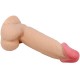 Dildo Realístico con Escroto SLIDING SKIN 19,4 cm.