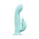 Vibrador Doble Giratorio con Ventosa RABBIT