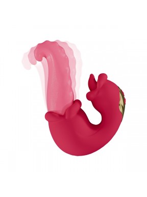 Estimulador Vibrador Doble Lengua TEAZERS