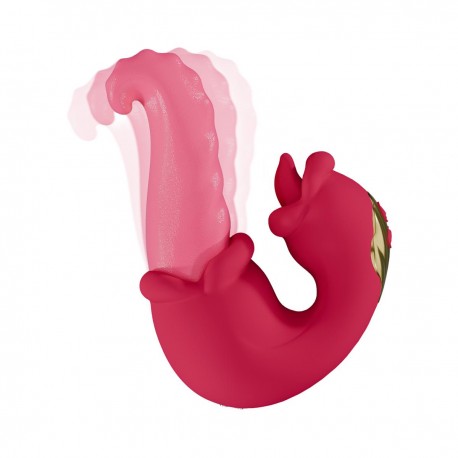 Estimulador Vibrador Doble Lengua TEAZERS