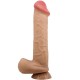 Dildo Realístico con Escroto MENDEL 26 cm.