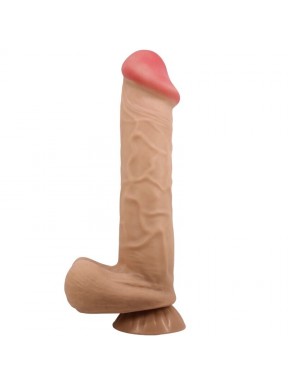 Dildo Realístico con Escroto MENDEL 26 cm.