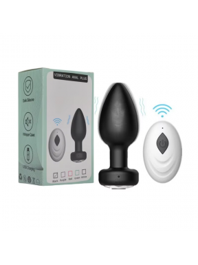 Plug Anal Vibrador Control Remoto Kissmylove