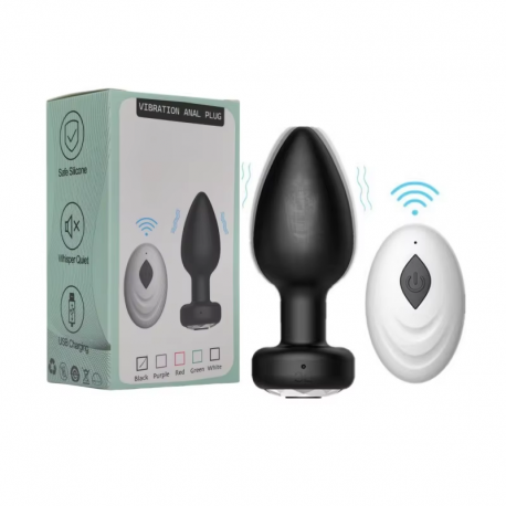 Plug Anal Vibrador Control Remoto Kissmylove