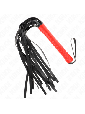 Látigo KINK Rojo-Negro 50 cm.