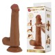 Dildo Realístico con Escroto TALLEN 22 cm.-carne